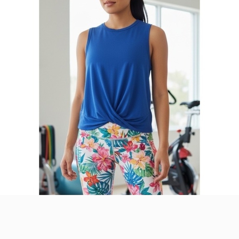 🌸 Lilly Pulitzer Greer Tank- Grotto Blue NWT